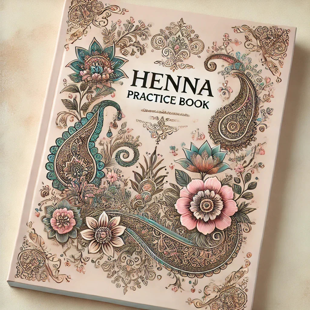 Mehandi Reusable Practice Book 🌸