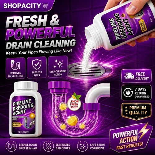 Buy 1 Get 1 Free 🔥 Extreme Blast Drain Cleaner Powder – Double Power Formula (PACK OF 2) Bumper Offer 60% OFF