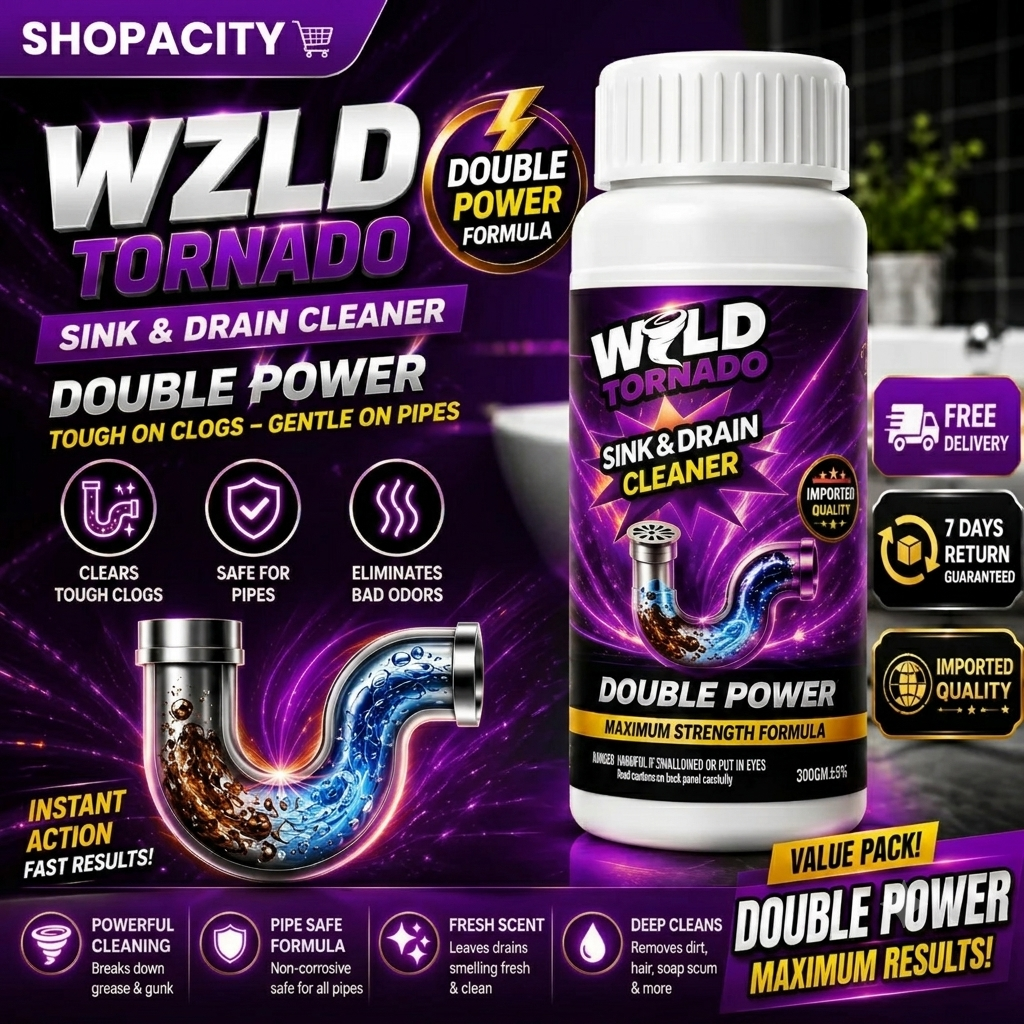 Buy 1 Get 1 Free 🔥 Extreme Blast Drain Cleaner Powder – Double Power Formula (PACK OF 2) Bumper Offer 60% OFF